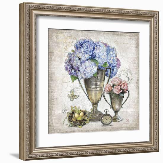 Vintage Estate Florals 3-Chad Barrett-Framed Art Print