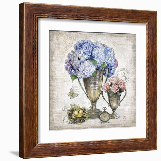 Vintage Estate Florals 3-Chad Barrett-Framed Art Print