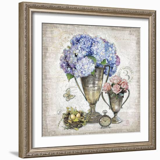 Vintage Estate Florals 3-Chad Barrett-Framed Art Print