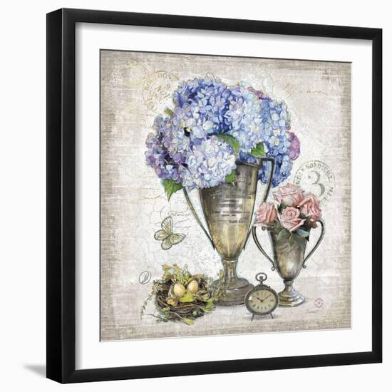 Vintage Estate Florals 3-Chad Barrett-Framed Art Print