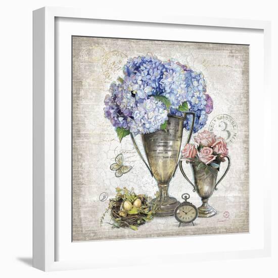 Vintage Estate Florals 3-Chad Barrett-Framed Art Print