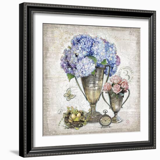 Vintage Estate Florals 3-Chad Barrett-Framed Art Print