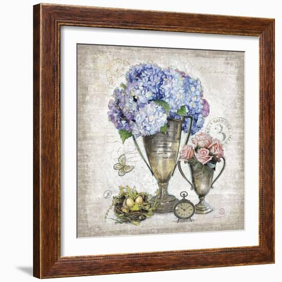 Vintage Estate Florals 3-Chad Barrett-Framed Art Print