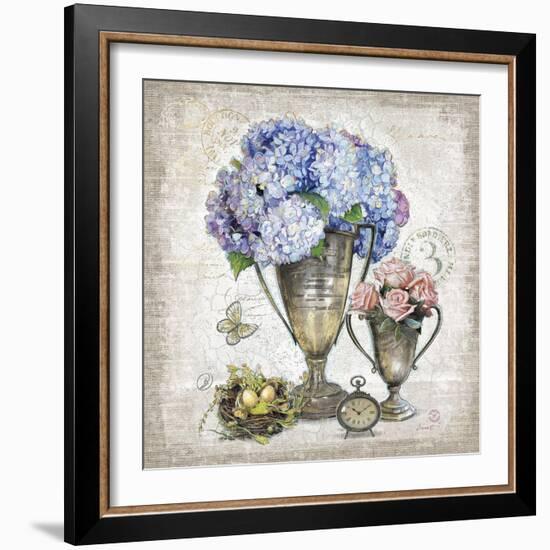 Vintage Estate Florals 3-Chad Barrett-Framed Art Print