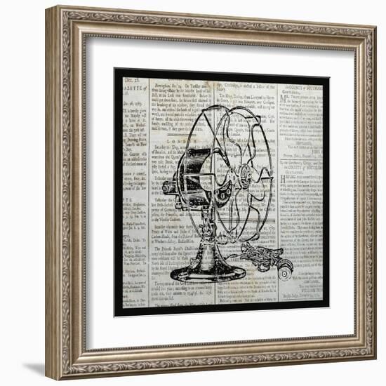 Vintage Fan-Piper Ballantyne-Framed Art Print