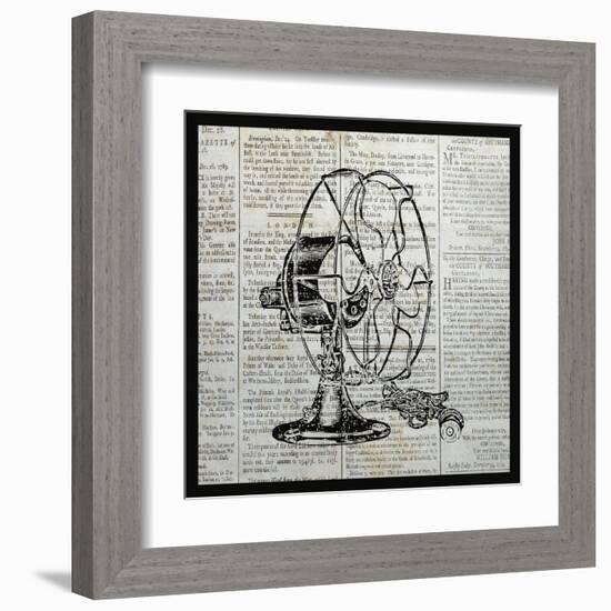 Vintage Fan-Piper Ballantyne-Framed Art Print