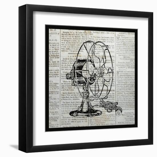 Vintage Fan-Piper Ballantyne-Framed Art Print