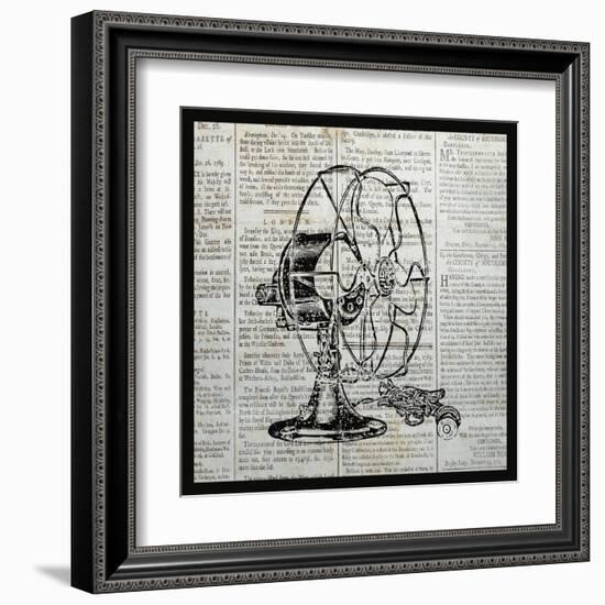 Vintage Fan-Piper Ballantyne-Framed Art Print