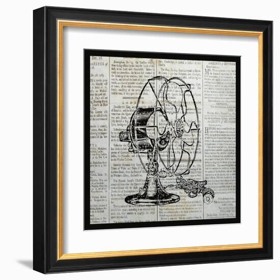 Vintage Fan-Piper Ballantyne-Framed Art Print