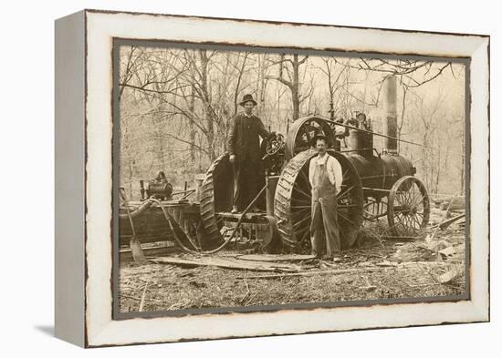 Vintage Farm Equipment-null-Framed Stretched Canvas