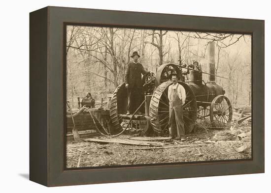 Vintage Farm Equipment-null-Framed Stretched Canvas