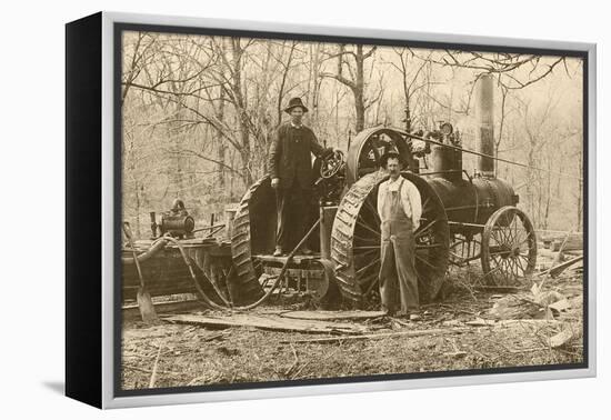 Vintage Farm Equipment-null-Framed Stretched Canvas