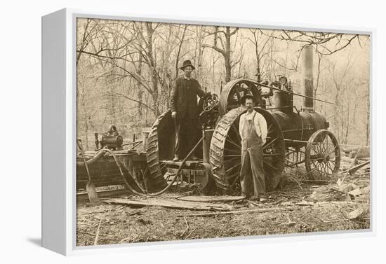 Vintage Farm Equipment-null-Framed Stretched Canvas