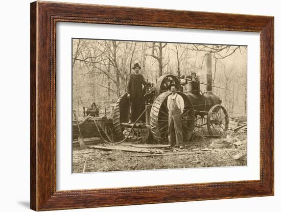 Vintage Farm Equipment-null-Framed Art Print