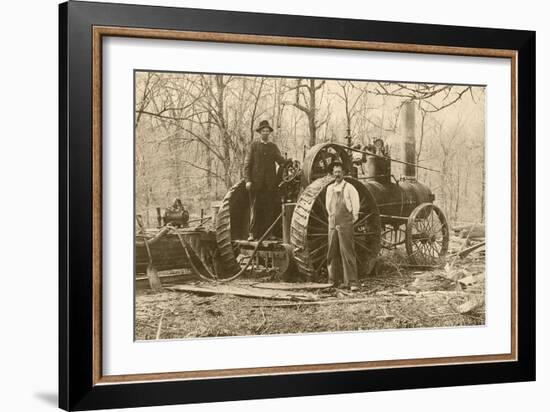 Vintage Farm Equipment-null-Framed Art Print