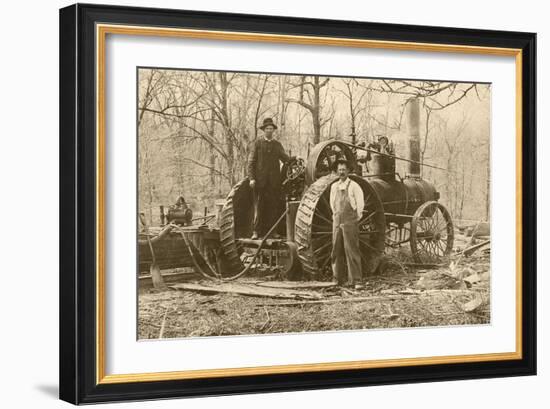 Vintage Farm Equipment-null-Framed Art Print