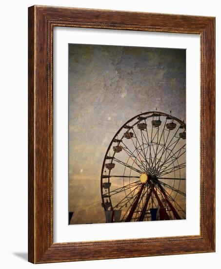 Vintage Ferris Wheel at the Ohio State Fair-pdb1-Framed Photographic Print