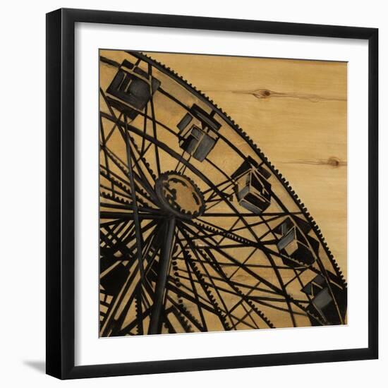 Vintage Ferris Wheel-Liz Jardine-Framed Art Print