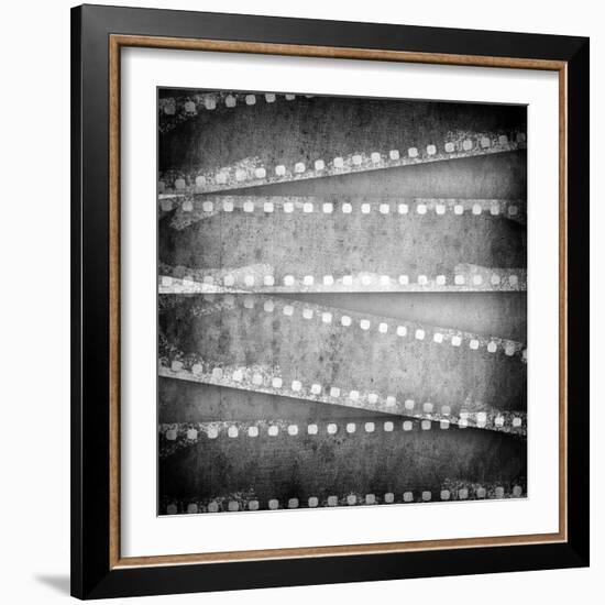 Vintage Film Layout-Eky Studio-Framed Art Print
