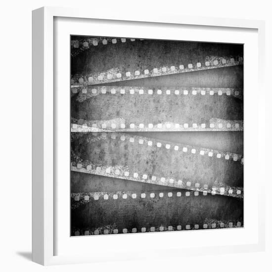 Vintage Film Layout-Eky Studio-Framed Art Print