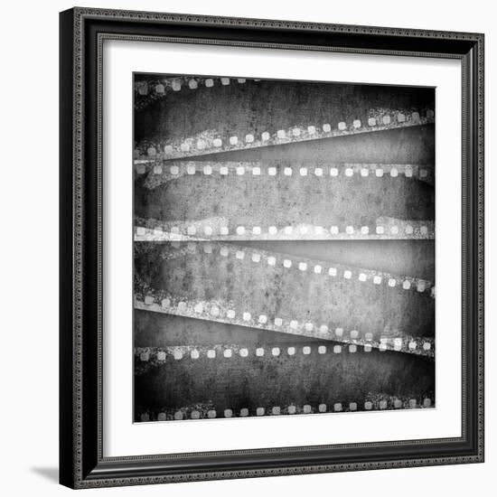 Vintage Film Layout-Eky Studio-Framed Art Print