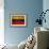 Vintage Flag Of Venezuela-ilolab-Framed Premium Giclee Print displayed on a wall