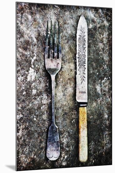 Vintage Flatware II-James Guilliam-Mounted Giclee Print