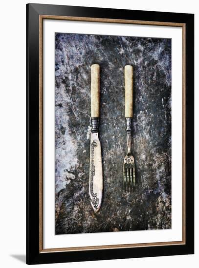 Vintage Flatware III-James Guilliam-Framed Giclee Print