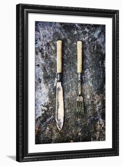 Vintage Flatware III-James Guilliam-Framed Giclee Print