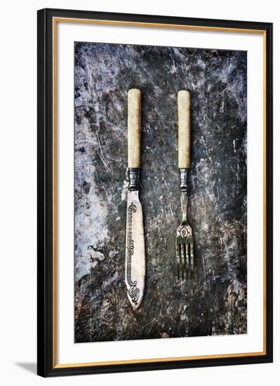 Vintage Flatware III-James Guilliam-Framed Giclee Print