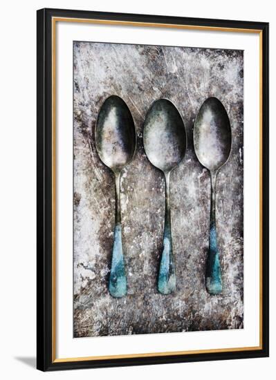 Vintage Flatware IV-James Guilliam-Framed Giclee Print