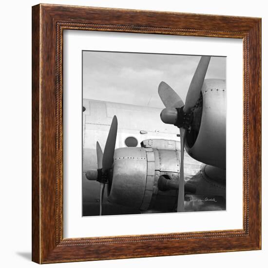 Vintage Flight I-Janet Van Arsdale-Framed Art Print