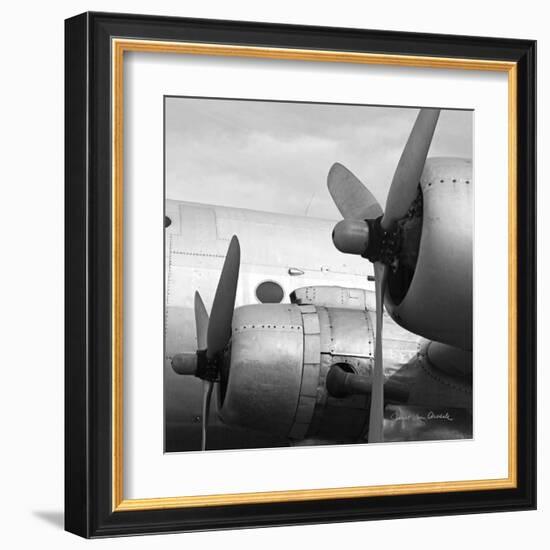 Vintage Flight I-Janet Van Arsdale-Framed Art Print