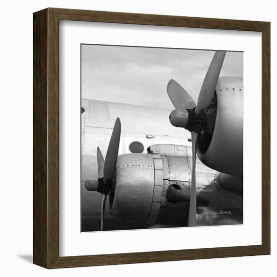 Vintage Flight I-Janet Van Arsdale-Framed Art Print