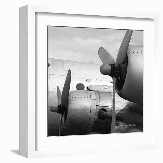 Vintage Flight I-Janet Van Arsdale-Framed Art Print