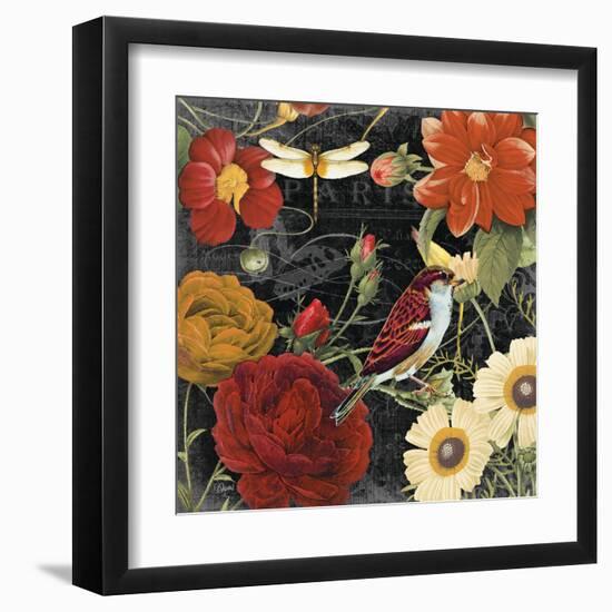 Vintage Floral 3-Carole Stevens-Framed Art Print