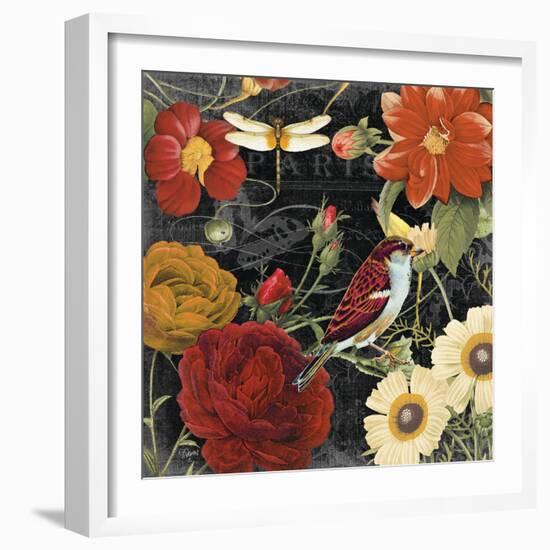Vintage Floral 3-Carole Stevens-Framed Art Print