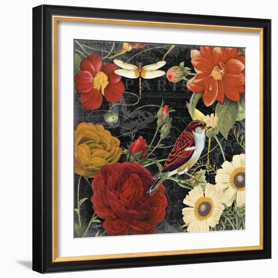 Vintage Floral 3-Carole Stevens-Framed Art Print