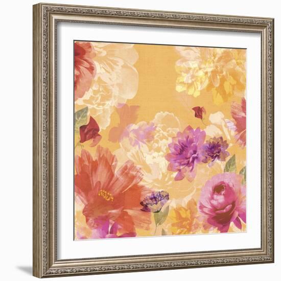 Vintage Floral II-Isabelle Z-Framed Art Print