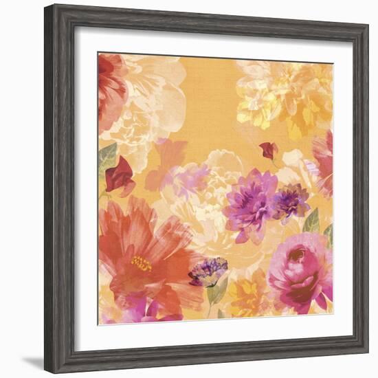 Vintage Floral II-Isabelle Z-Framed Art Print