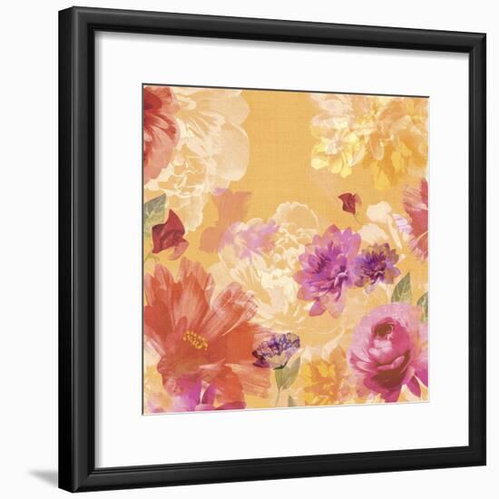 Vintage Floral II-Isabelle Z-Framed Art Print