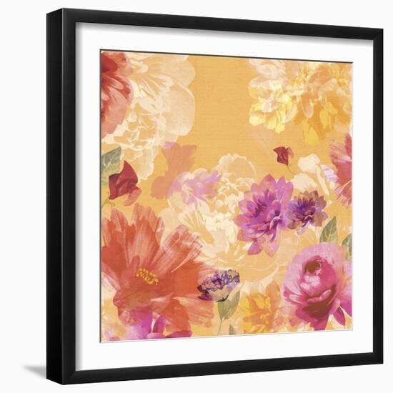 Vintage Floral II-Isabelle Z-Framed Art Print