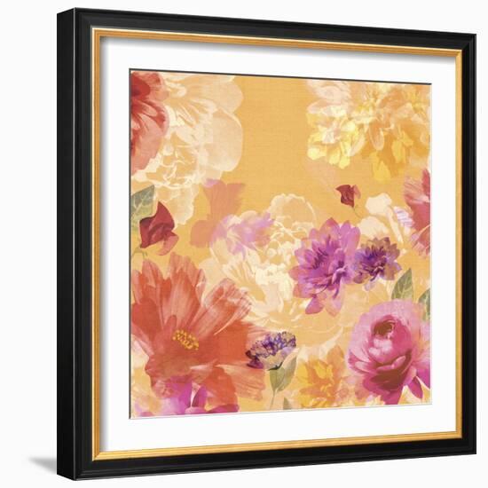 Vintage Floral II-Isabelle Z-Framed Art Print