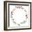 Vintage Flowers Wreath-yenz-Framed Art Print