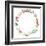 Vintage Flowers Wreath-yenz-Framed Art Print