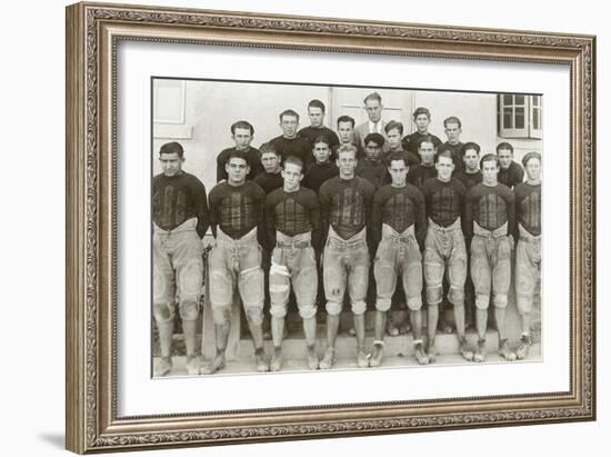 Vintage Football Team-null-Framed Art Print