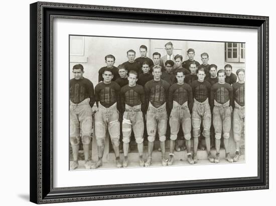 Vintage Football Team-null-Framed Art Print