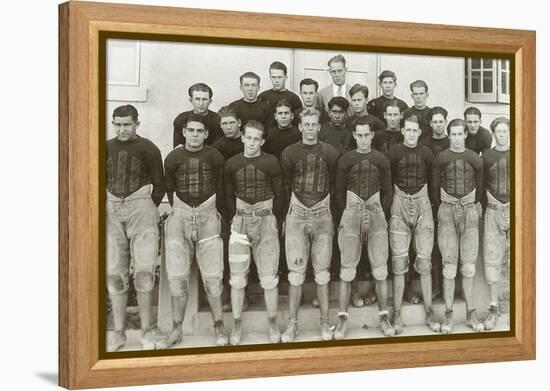 Vintage Football Team-null-Framed Stretched Canvas
