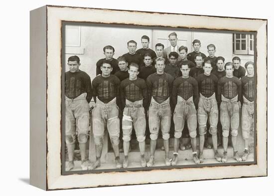 Vintage Football Team-null-Framed Stretched Canvas