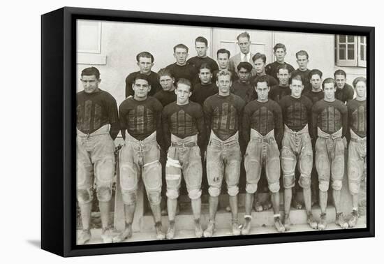 Vintage Football Team-null-Framed Stretched Canvas